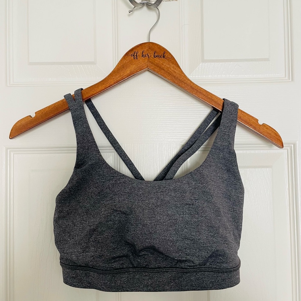 lululemon athletica Charcoal Sports Bra